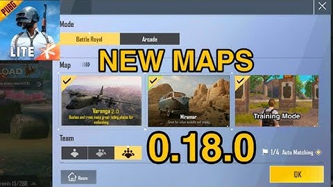 pubg mobile lite new update [ 0.18.0 ], new training mode gameplay leaks,beta update new add miramar