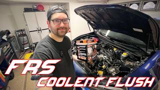 Scion FRS Coolant Flush and Silicone Hose Install