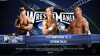 WWE 2K24 FULL MATCH — John Cena vs. Randy Orton vs. Shawn Michaels  — WWE  Title Match!