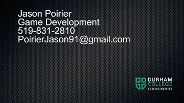 Game Dev Demo Reel - Jason Poirier