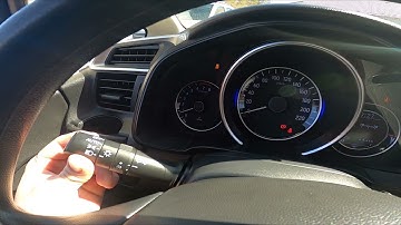 How to Enable or Disable Automatic Lights in Honda Jazz IV ( 2015 – 2020 ) Use Auto Lights