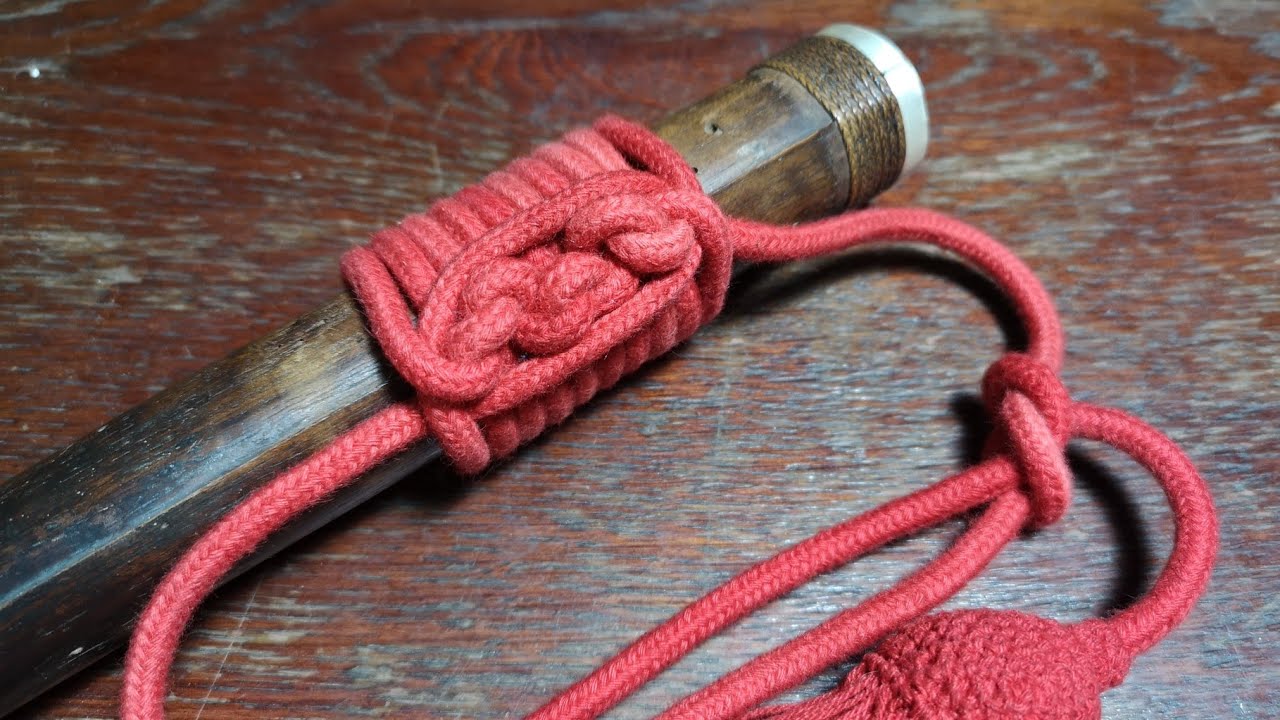 วิธีมัดสายมีดแบบง่ายๆ วิธีที่2