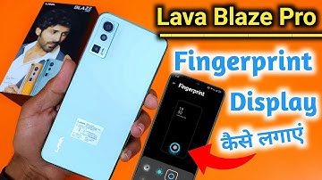 Lava blaze pro Fingerprint screen lock / Lava blaze pro Me Fingerprint Lock Kaise Lagaye