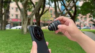 PICKOGEN 2X Converter for mobile Phone Camera Telephoto Lens, 240mm Teleconverter With Phone Case