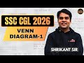 Venn Diagram Reasoning for SSC | Part 1 | Basics to Advanced | Shrikant Sir | CGL 2026