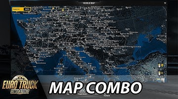 ETS2 1.32 | ProMods 2.31 | 4 Map Combos