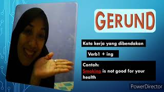 GERUND (KATA KERJA YANG DIBENDAKAN)