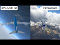 Microsoft flight simulator 2020 vs xplane 12 physics comparison