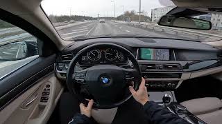 BMW F10 530D LCi 2014 X-Drive 190KW POV Review/Drive