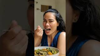 "Walang tatalo sa comfort food ng mga Pinoy. Mainit na Pinakbet para sa tanghalian.