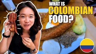 Asians Try Colombian Food Bandeja Paisa - Colombias Giant Tray Of Food