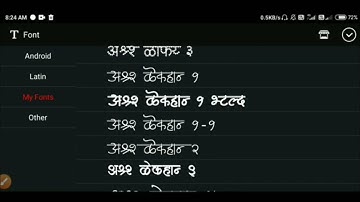 How to add custom fronts in Kinemaster app | kinemaster me marathi fonts kaise add kare | Hindi font