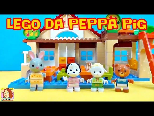 Peppa Pig Casa de Lego com jardim !! NOVO ! #MamãePig #PeppaPig