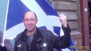 Scottish Patriots at Bonnie Prince Charlie Rally Trongate Glasgow 2015