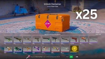 I Opened 25 Fever Cases! (New CS2 Case Opening)