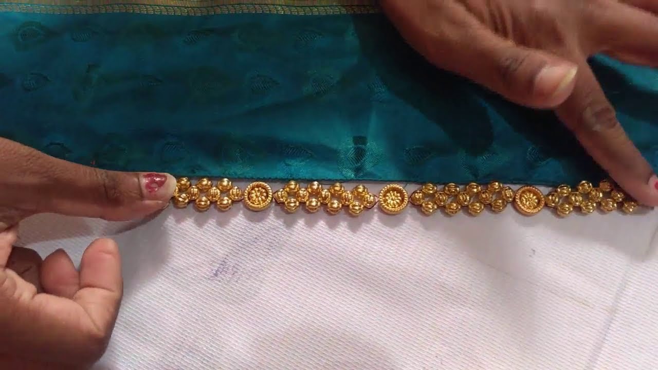 beaded saree with beaded blouse #beads #nudeshades | Stylish sarees, Blouse  designs, Beaded blouse