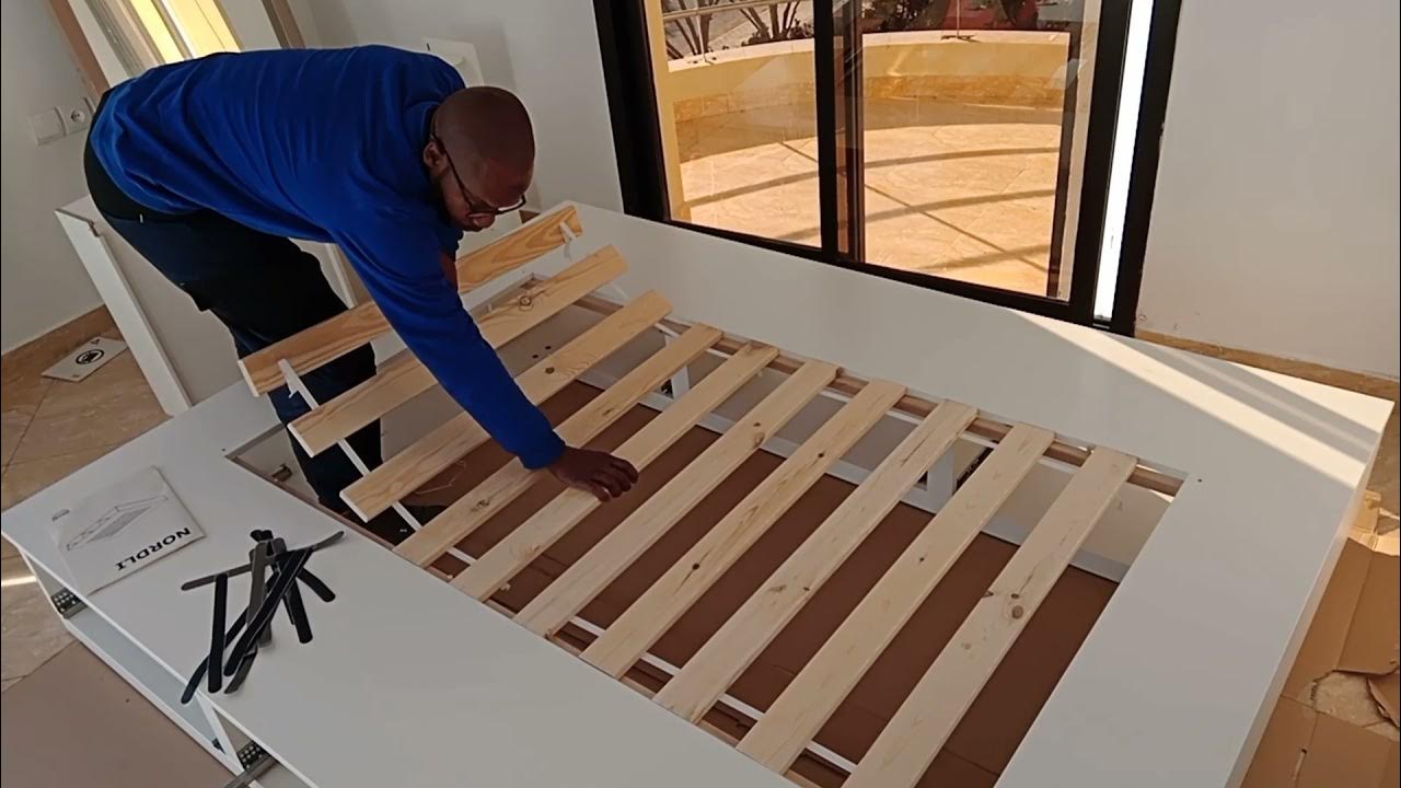 nordli bed headboard assembly YouTube