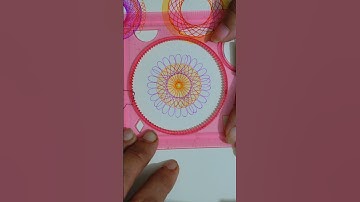 Amazing Spirograph Art 😍 #spirograph #satisfying #asmr #ytshorts #trending #art #drawing #shorts