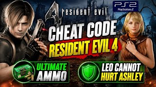 RE4 PS2 Cheats 2026 | Infinite Ammo + Leon Cannot Hurt Ashley screenshot 4