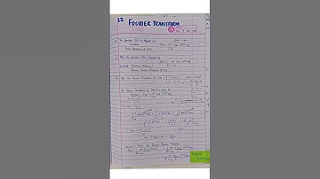 Fourier Transform -  Fourier Transform  & Inverse Fourier  Transform Question Solving 🐞 Btech Maths
