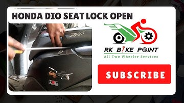 HONDA DIO SEAT LOCK OPEN WITHOUT KEY  |  होंडा डियो सीट लॉक बिना चाबी के खुला...
