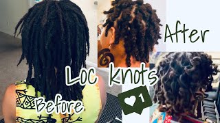 How to Retwist and Style Locs | Loc Knots | Water x Oil