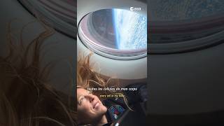 Sophie Adenot’s first impression of Earth from space 🌍