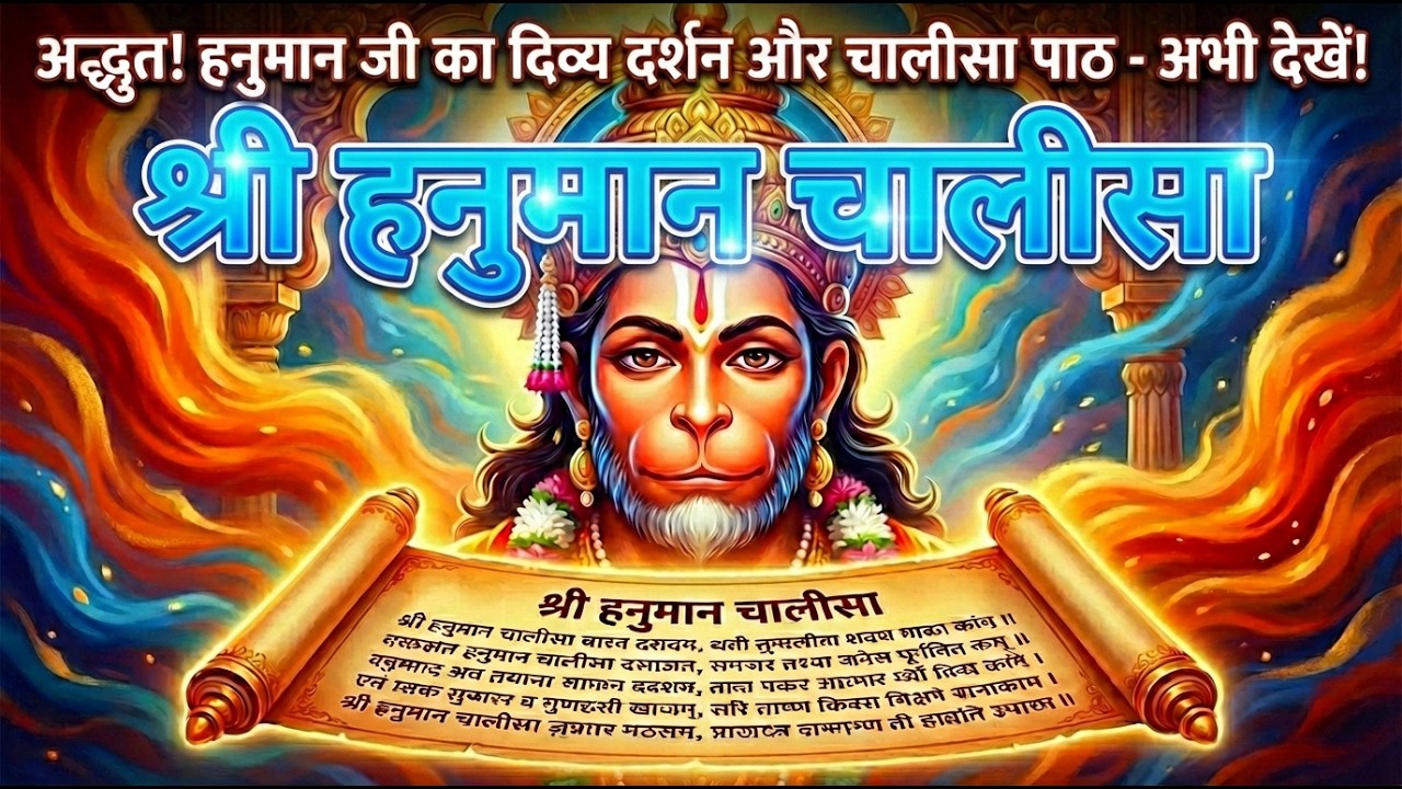 Hanuman Chalisa | Most Powerful Hanuman Bhajan | Colorful Sketch Animation | Full Song