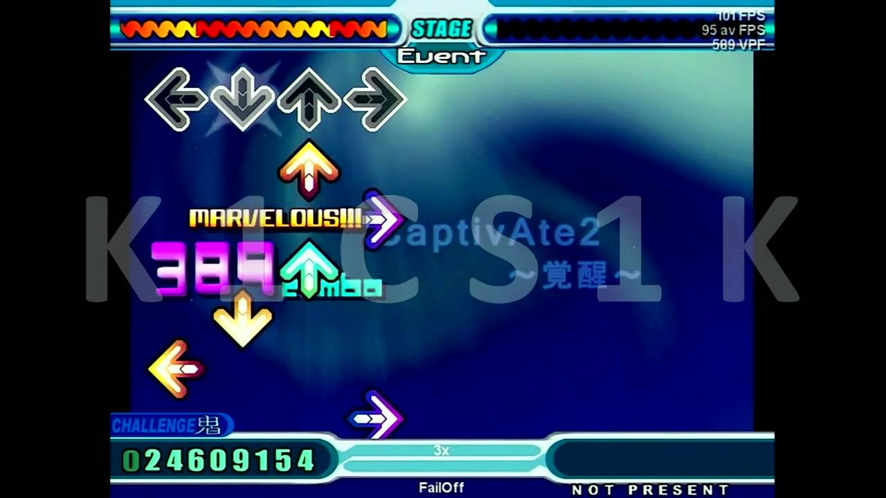 StepMania 3.9 - P009-03o09 e-lma - CaptivAte2 ~KAKUSEI~ - Full Combo JD6 30fps