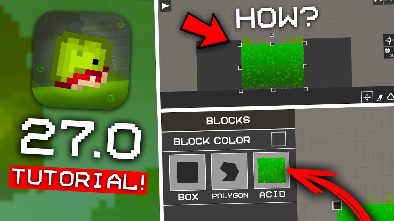 How To Make ACID IN THE MAP EDITOR in Melon Playground?
