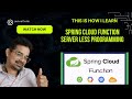spring cloud function | server less programming | java with rk | springboot | microservices