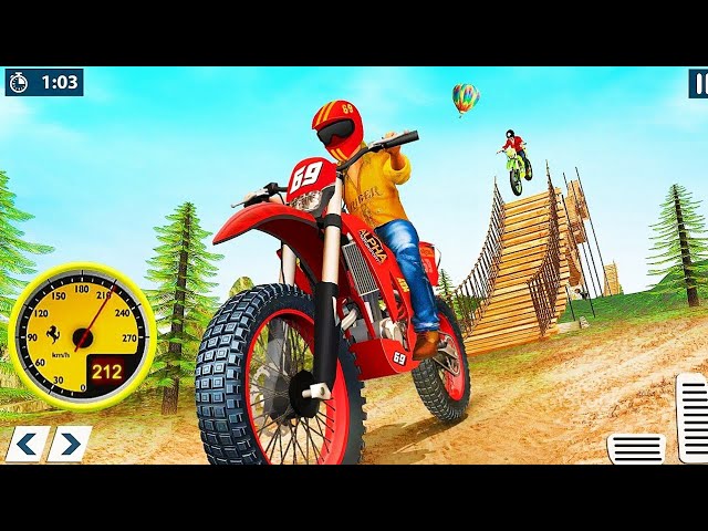 JOGO DE MOTO EMPINADA NA PISTA COM OBSTÁCULOS - JOGO DE MOTOCROSS TRIALS  RISING 