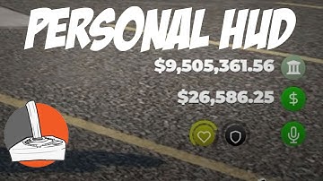 FiveM Scripts: Personal HUD | BigDaddyScripts.com