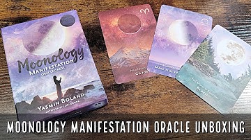 Moonology Manifestation Oracle | Unboxing and Flip Through