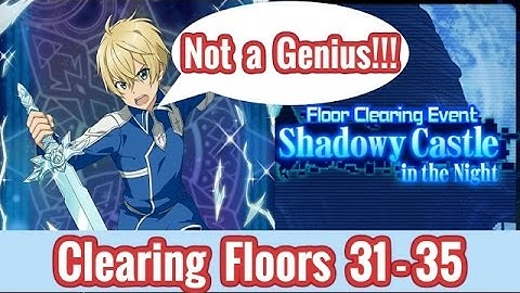 SAO MD: The Shadowy Castle in the Night Floor Clearing Event 31-35 (HD)