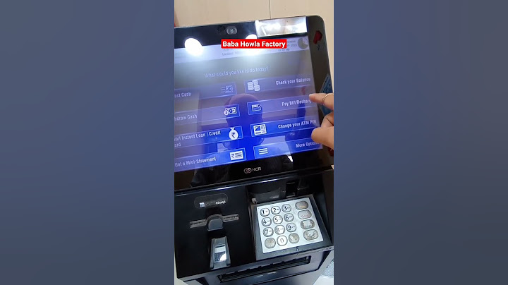 Change Bank Register Mobile Number Through ATM Machine #shorts #banking #atm #hdfcbank