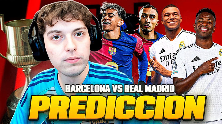PREDICCION Y EL 1X1 PARA BARCELONA vs. REAL MADRID - COPA DEL REY (2025)