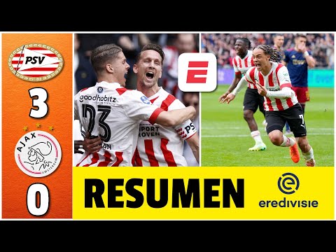 SORPRESA DESCOMUNAL PSV de Gutiérrez goleó 3-0 al Ajax de Jorge Sánchez y Edson Álvarez | Eredivisie