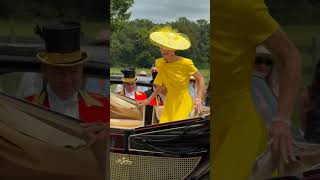 Rate Princess Catherine’s yellow Ascot outfit 1-10? 💛 #shorts