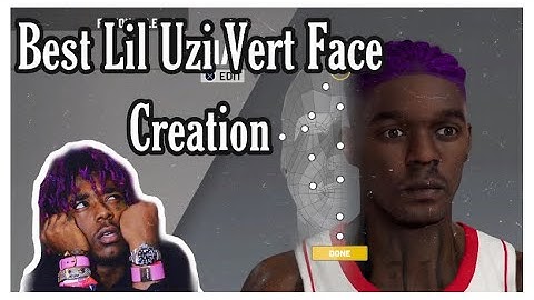 BEST LIL UZI VERT FACE CREATION IN NBA 2K21!! BEST FACE CREATION IN NBA 2K21!!