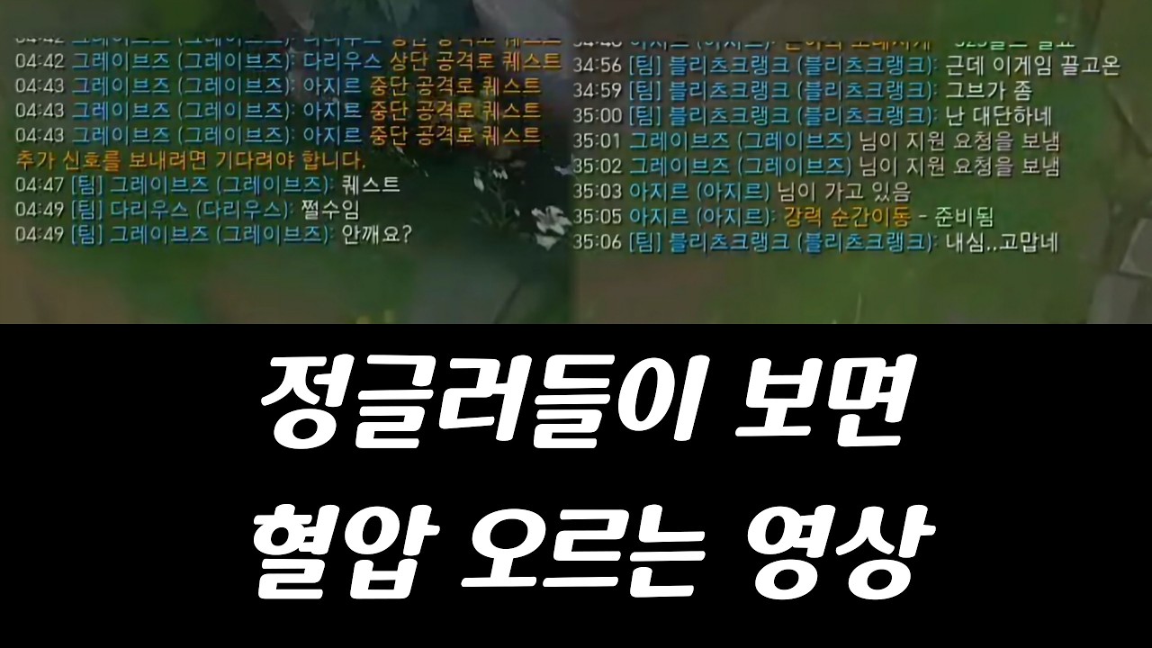 운영 하나로 멱살 캐리하는 정글러