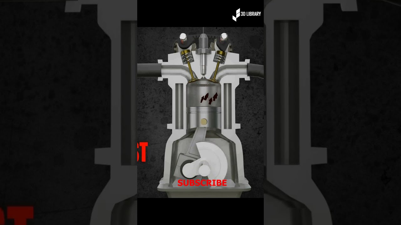 Piston Movement In The Cylinder On Engine FULL VIDEO LINK IN COMMENT BOX Shorts