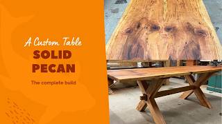 The NICEST piece I've EVER BUILT?? A Pecan Dining Table