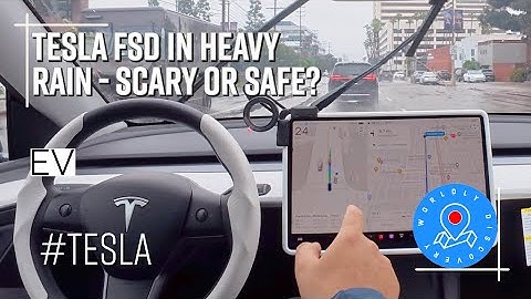 Tesla FSD in the Rain: How Well Does It Handle Wet Roads?