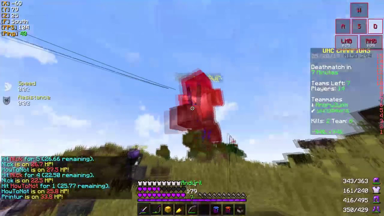 Hypixel UHC Highlights | Sharp 5 In UHC?!