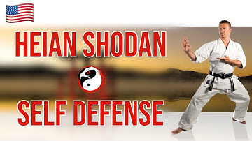 Kata Heian SHODAN · Self Defense (Bunkai) (Spoken 🇺🇸)
