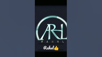 Rahul name logo #rahul #tiktok #viral #trending #supportme #art #calligraphy @Name_Artist_2007