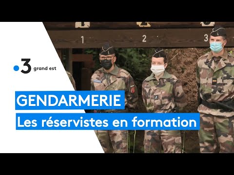 Gendarmerie : les réservistes en formation