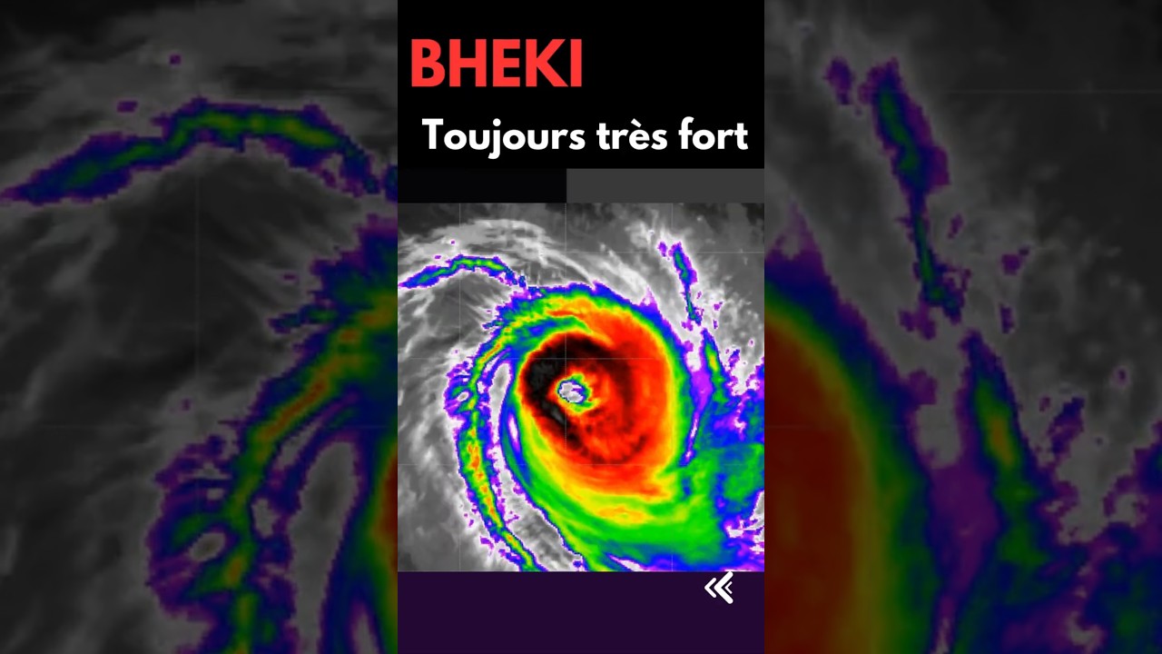 Le puissant cyclone Bheki... #weather #maurice #tropicale #weatherfollower #cyclone #news