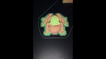 3D printed 2-color tree frog